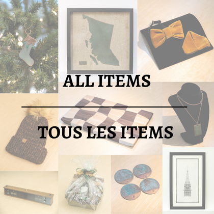 All items. Tous les items.